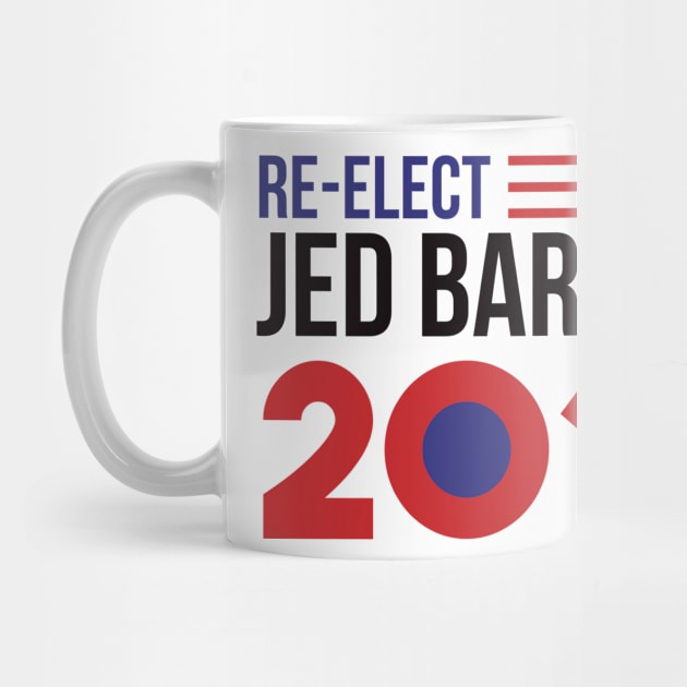 Re-Elect Jed Bartlet 2016 (Flag) by PsychicCat